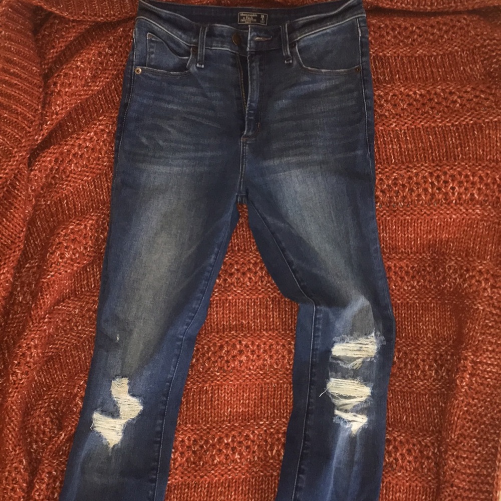 Super High Waisted Abercrombie Jeans